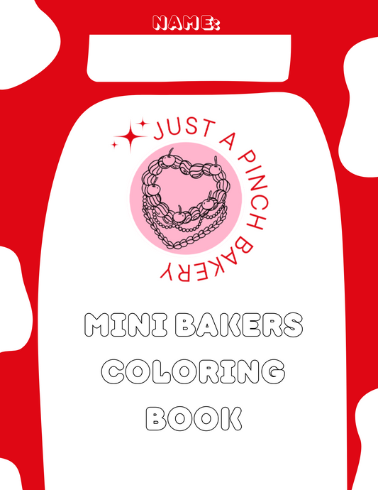 Mini Bakers Coloring Book