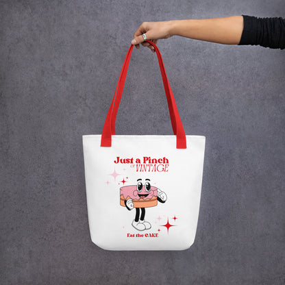 Eat the Cake - Tote bag - Just a Pinch Bakery