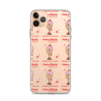 Clear Case for iPhone® Sweet Cupcake