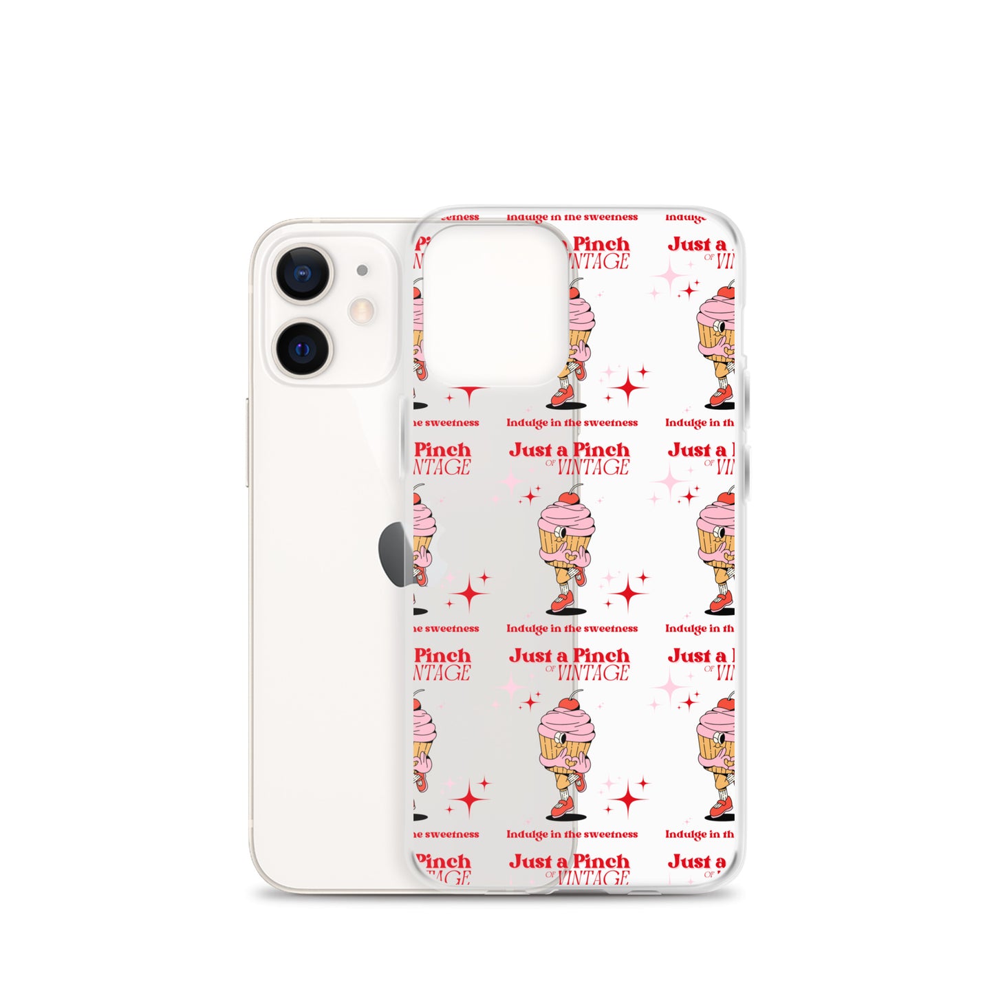 Clear Case for iPhone® Sweet Cupcake