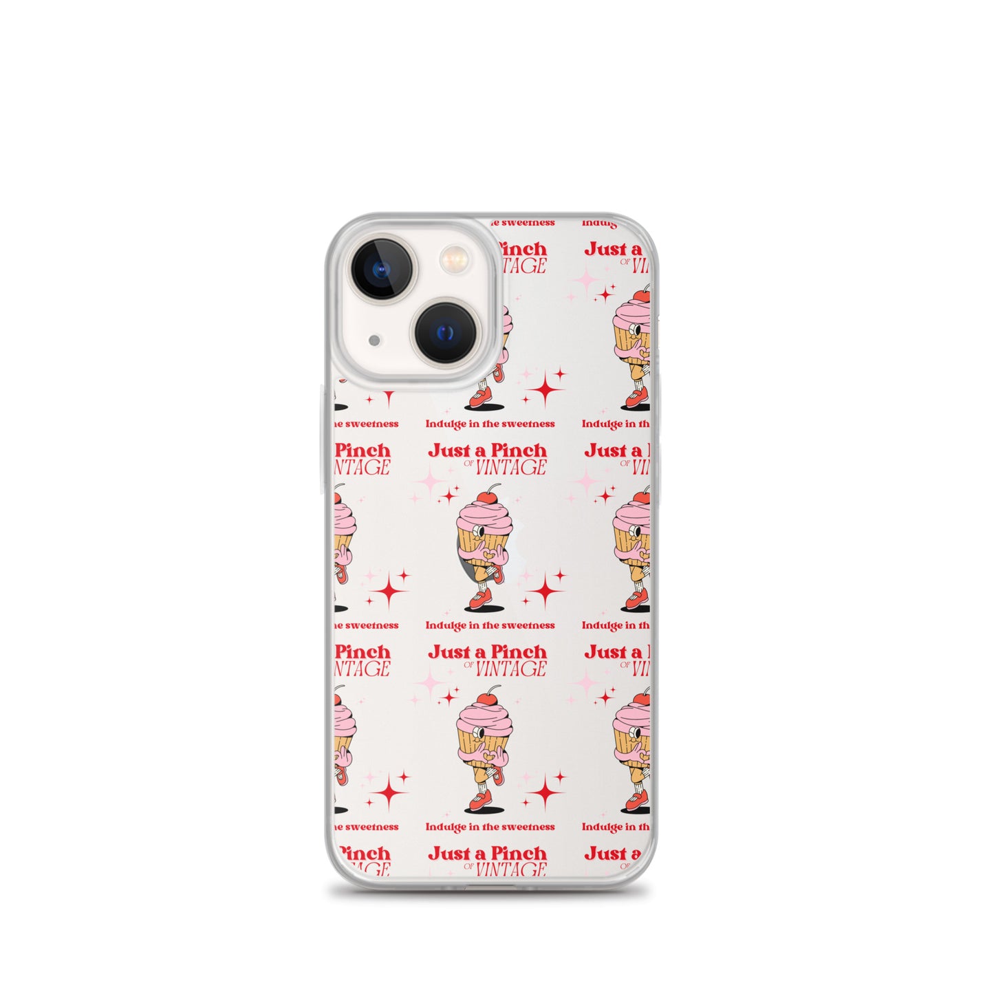 Clear Case for iPhone® Sweet Cupcake