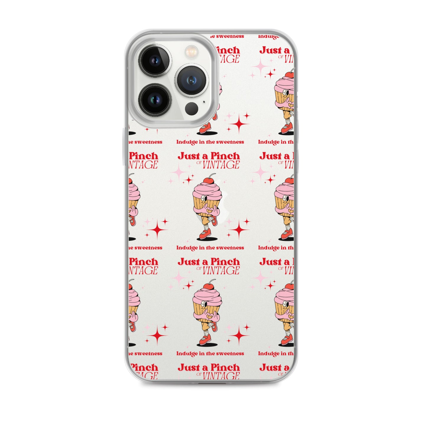 Clear Case for iPhone® Sweet Cupcake