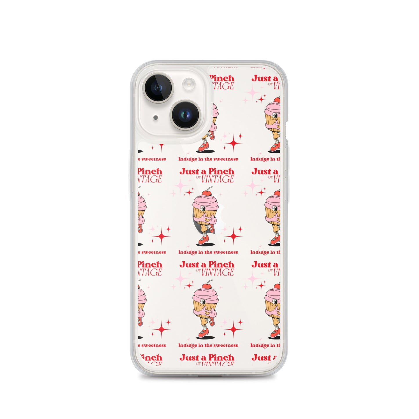 Clear Case for iPhone® Sweet Cupcake