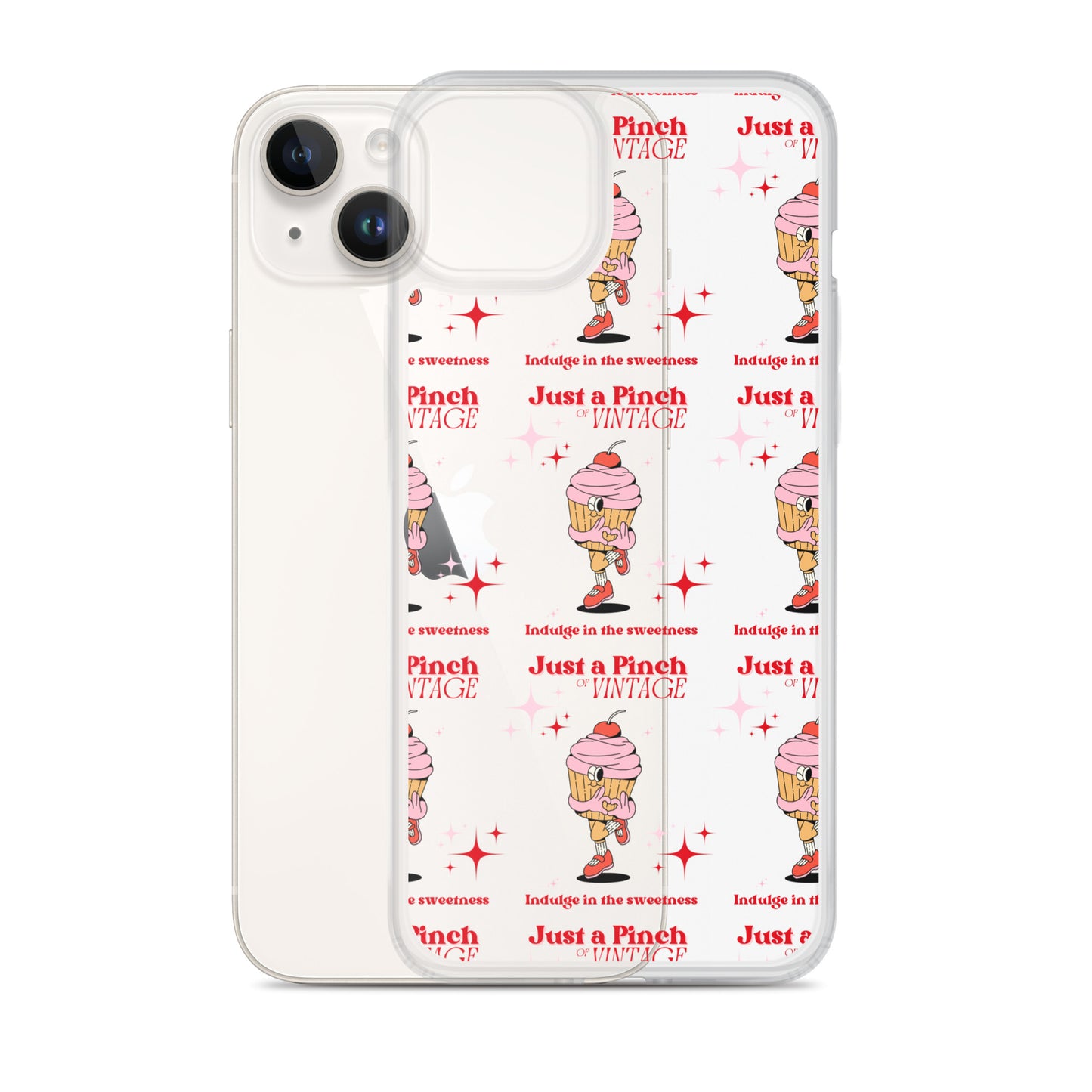 Clear Case for iPhone® Sweet Cupcake