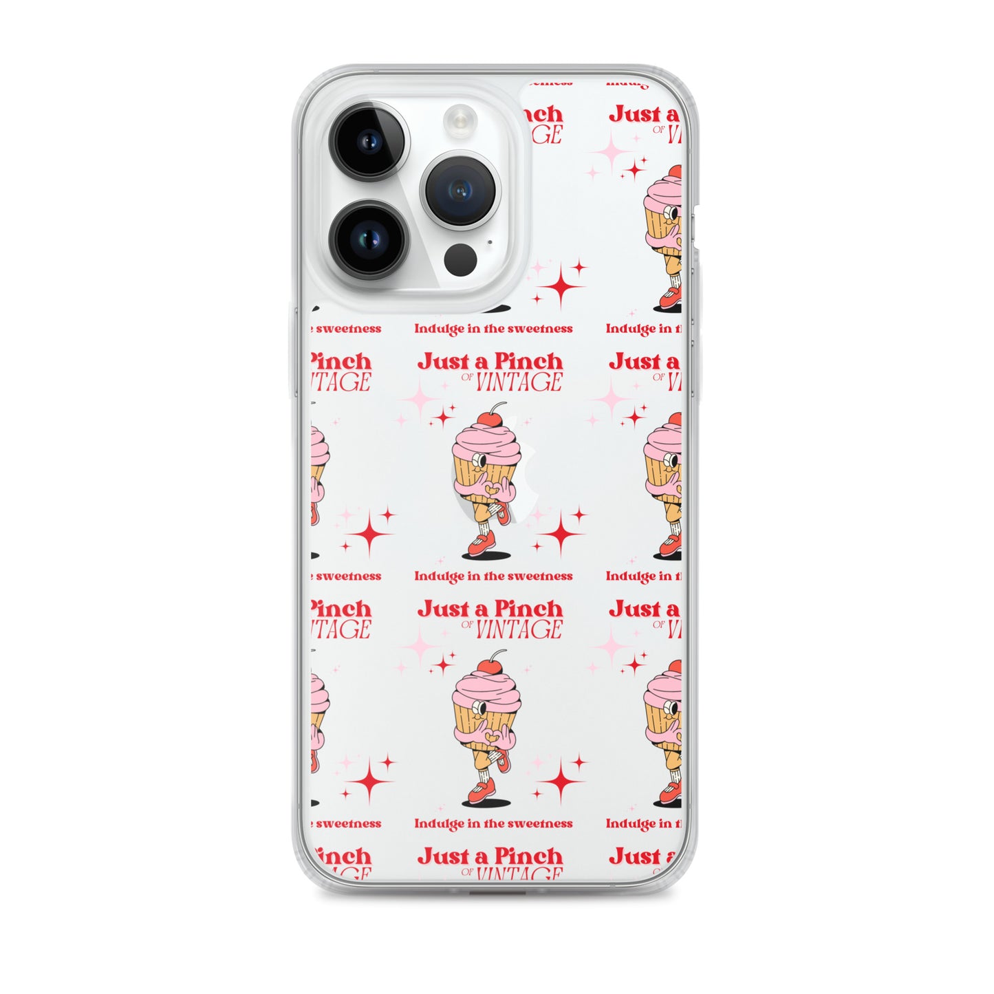 Clear Case for iPhone® Sweet Cupcake