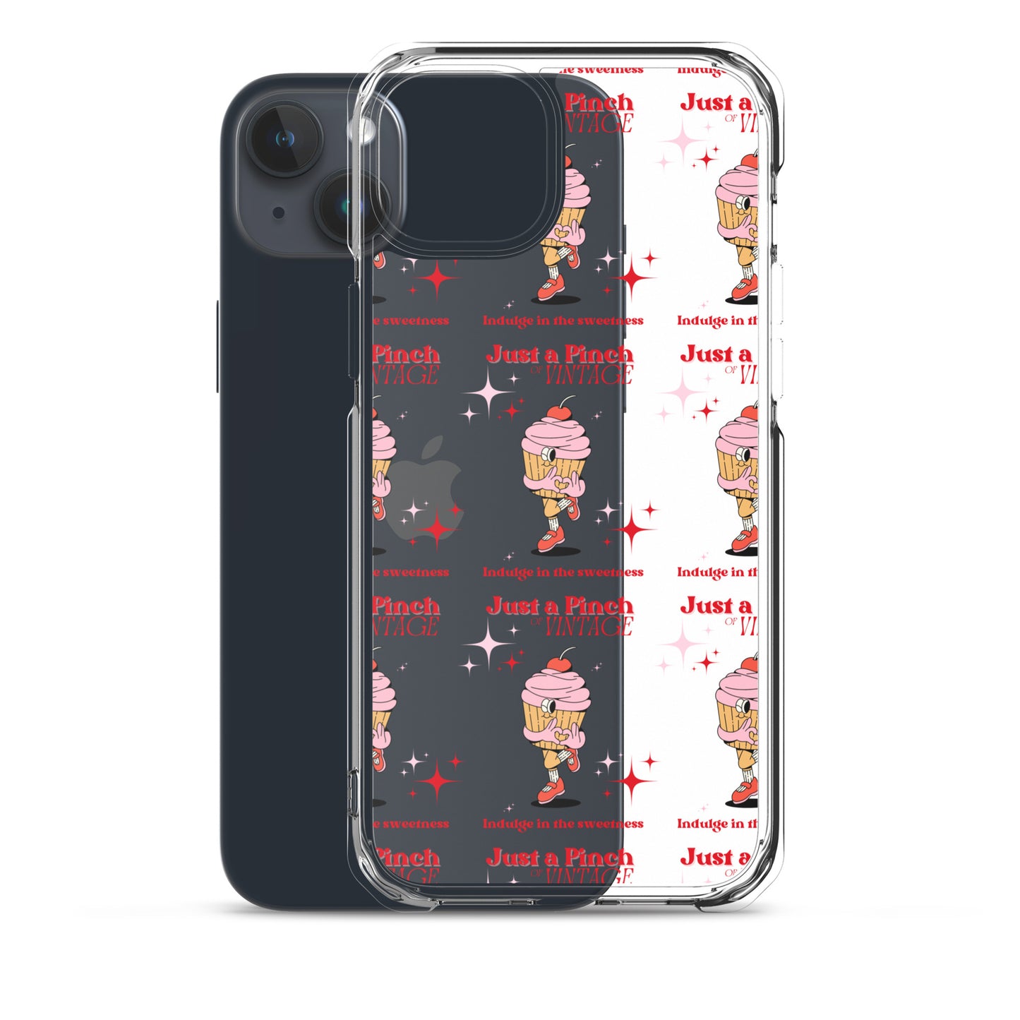 Clear Case for iPhone® Sweet Cupcake