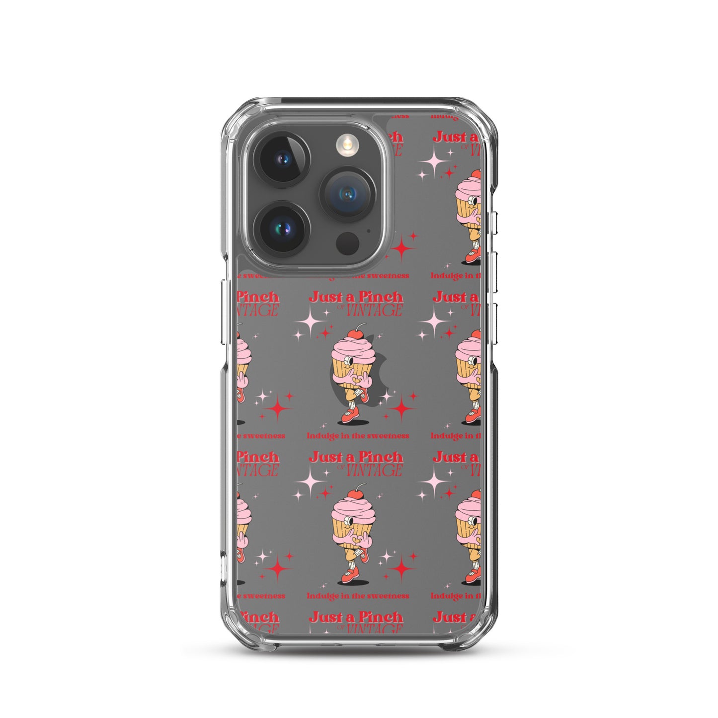 Clear Case for iPhone® Sweet Cupcake