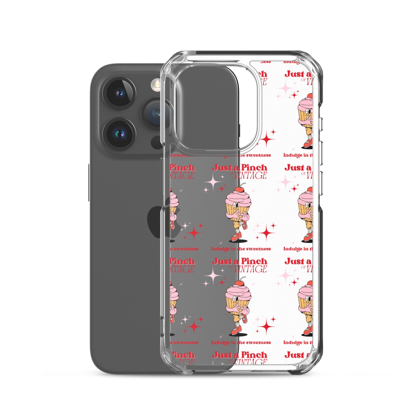 Clear Case for iPhone® Sweet Cupcake