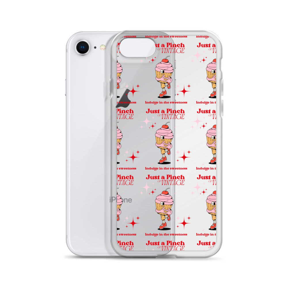 Clear Case for iPhone® Sweet Cupcake