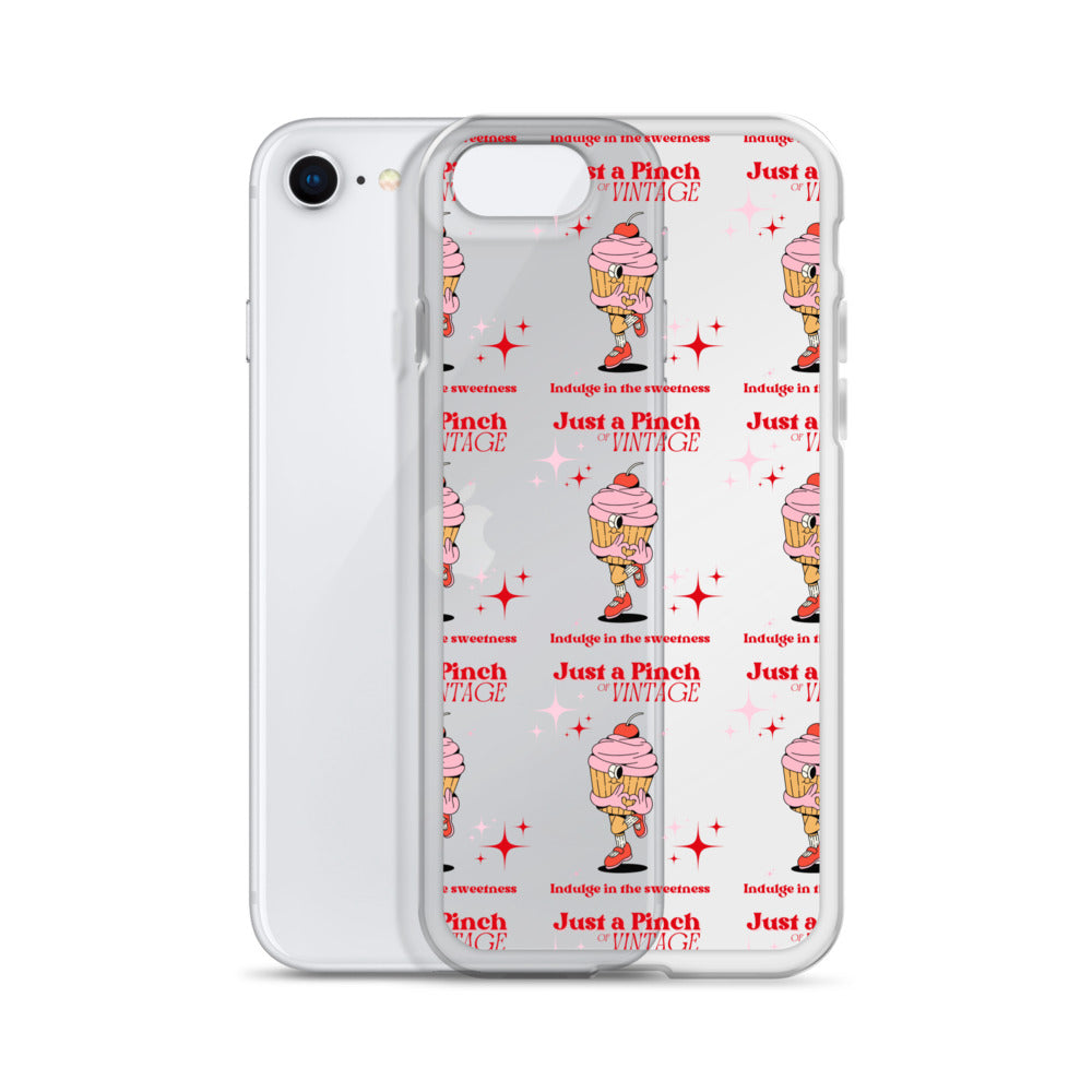 Clear Case for iPhone® Sweet Cupcake