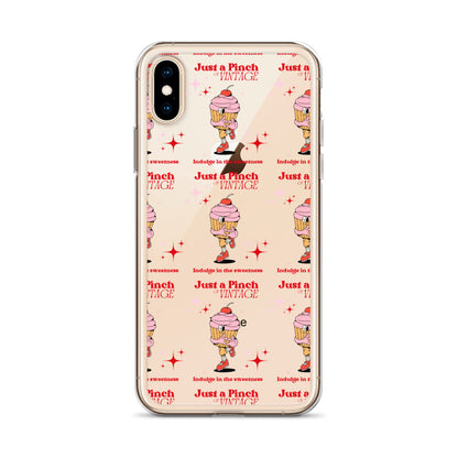 Clear Case for iPhone® Sweet Cupcake