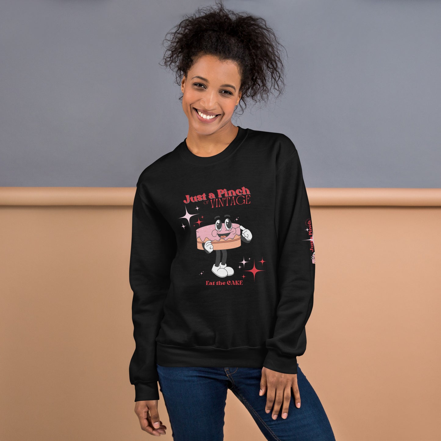 Eat the Cake - Unisex Sweatshirt - Just a Pinch Bakery