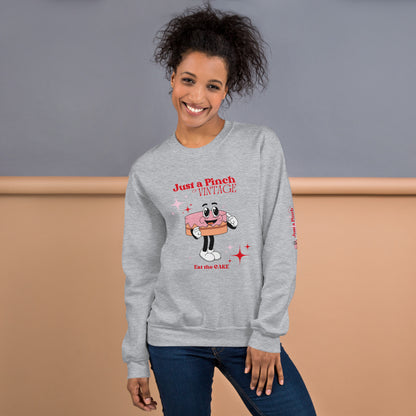 Eat the Cake - Unisex Sweatshirt - Just a Pinch Bakery