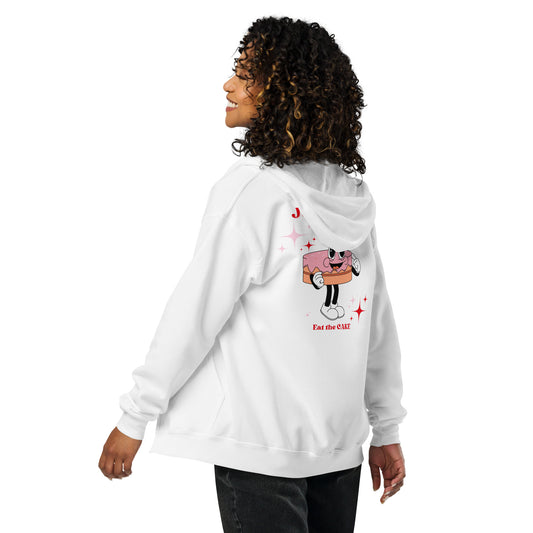 Eat the CAKE - Unisex heavy blend zip hoodie - JAPB