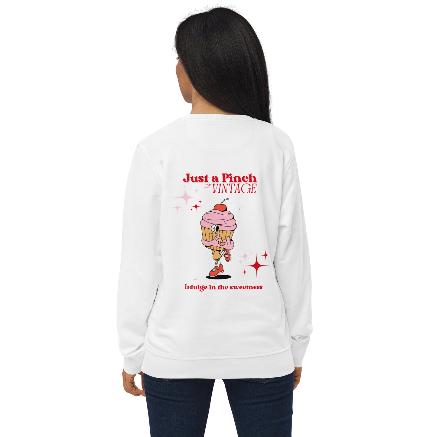 Unisex organic sweatshirt - Sweet Cupcake